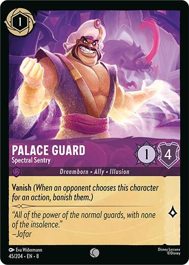 Image for Palace Guard - Spectral Sentry (45/204) (Reign of Jafar) - Disney Lorcana