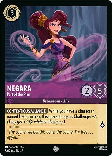Image for Megara - Part of the Plan (54/204) (Reign of Jafar) - Disney Lorcana