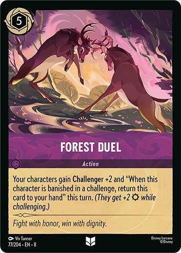 Image for Forest Duel (77/204) (Reign of Jafar) - Disney Lorcana