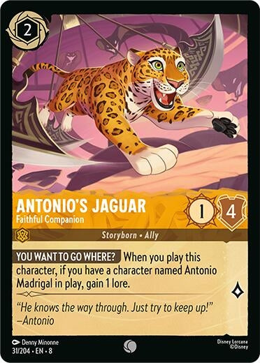 Image for Antonio's Jaguar - Faithful Companion (31/204) (Reign of Jafar) - Disney Lorcana