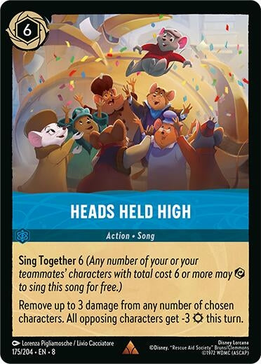 Image for Heads Held High (175/204) (Reign of Jafar) - Disney Lorcana