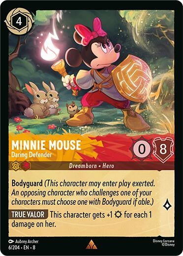 Image for Minnie Mouse - Daring Defender (6/204) (Reign of Jafar) - Disney Lorcana