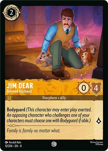Image for Jim Dear - Beloved Husband (12/204) (Reign of Jafar) - Disney Lorcana