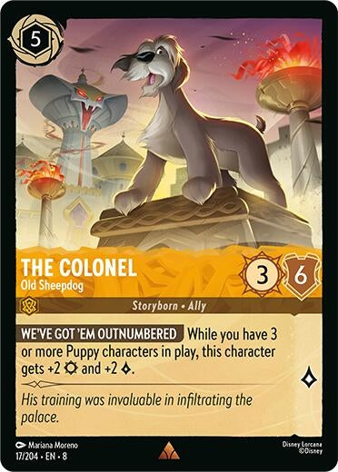 Image for The Colonel - Old Sheepdog (17/204) (Reign of Jafar) - Disney Lorcana