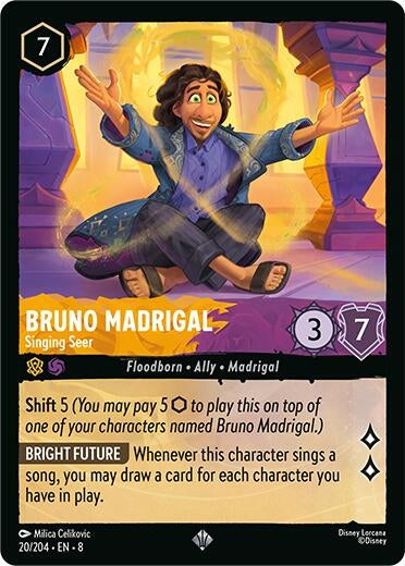 Image for Bruno Madrigal - Singing Seer (20/204) (Reign of Jafar) - Disney Lorcana