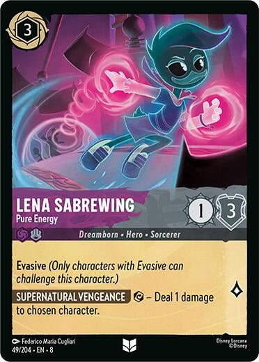 Image for Lena Sabrewing - Pure Energy (49/204) (Reign of Jafar) - Disney Lorcana