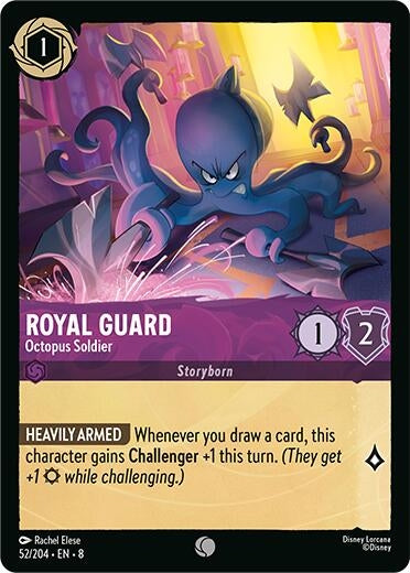 Image for Royal Guard - Octopus Soldier (52/204) (Reign of Jafar) - Disney Lorcana