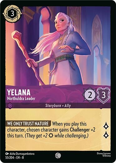 Image for Yelana - Northuldra Leader (55/204) (Reign of Jafar) - Disney Lorcana