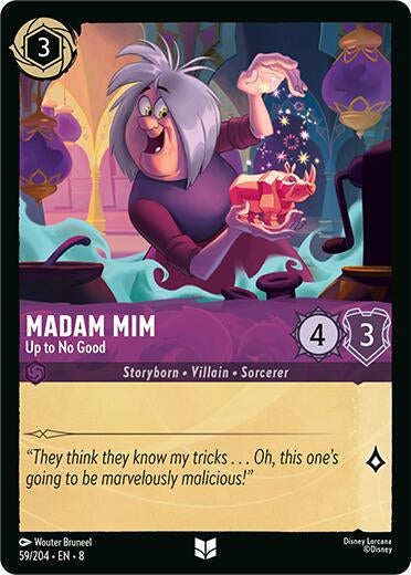 Image for Madam Mim - Up to No Good (59/204) (Reign of Jafar) - Disney Lorcana