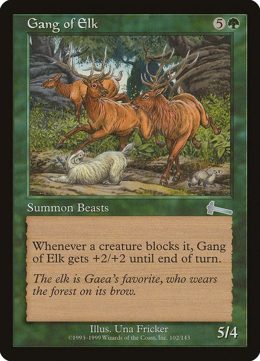 Image for Gang of Elk (102) (Urza's Legacy) - Magic: The Gathering