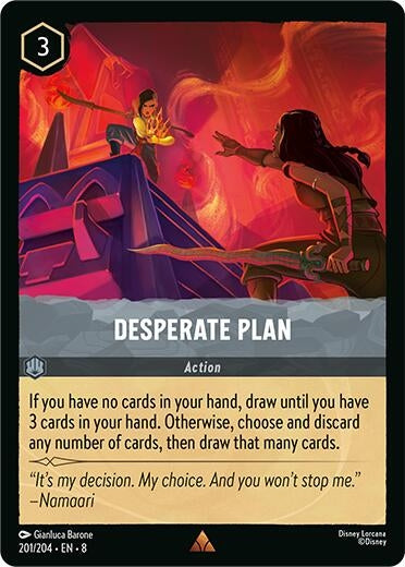 Image for Desperate Plan (201/204) (Reign of Jafar) - Disney Lorcana
