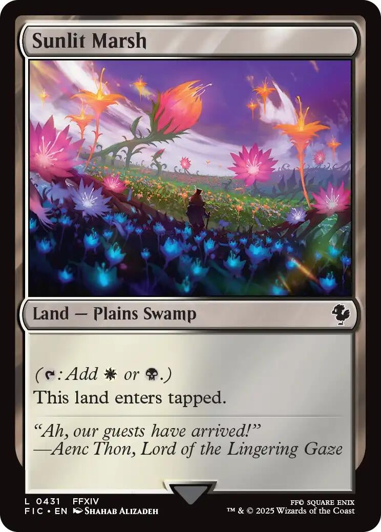 Image for Sunlit Marsh (431) (Commander: FINAL FANTASY) - Magic: The Gathering