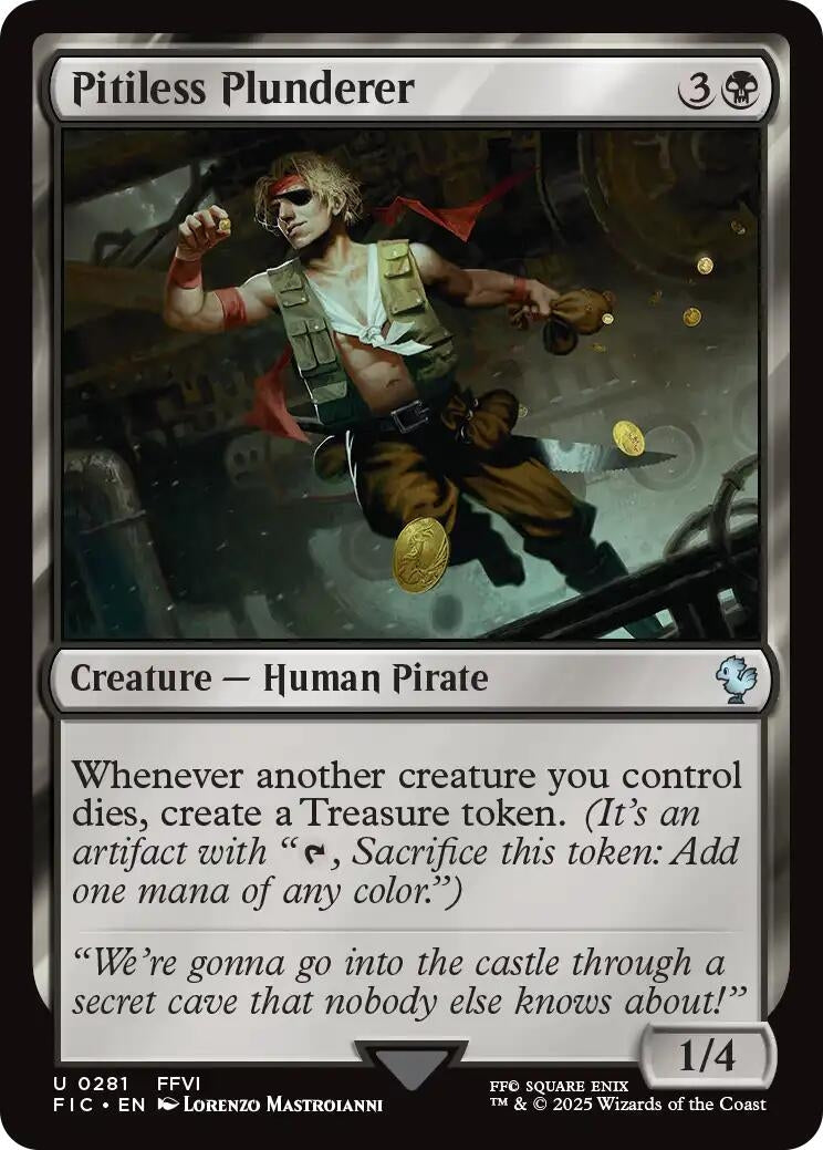 Image for Pitiless Plunderer (281) (Commander: FINAL FANTASY) - Magic: The Gathering