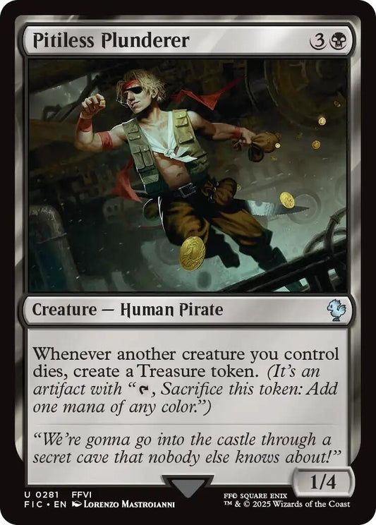 Image for Pitiless Plunderer (281) (Commander: FINAL FANTASY) - Magic: The Gathering