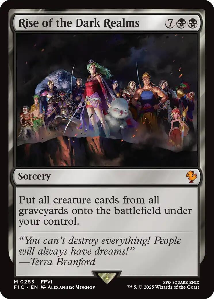 Image for Rise of the Dark Realms (283) (Commander: FINAL FANTASY) - Magic: The Gathering
