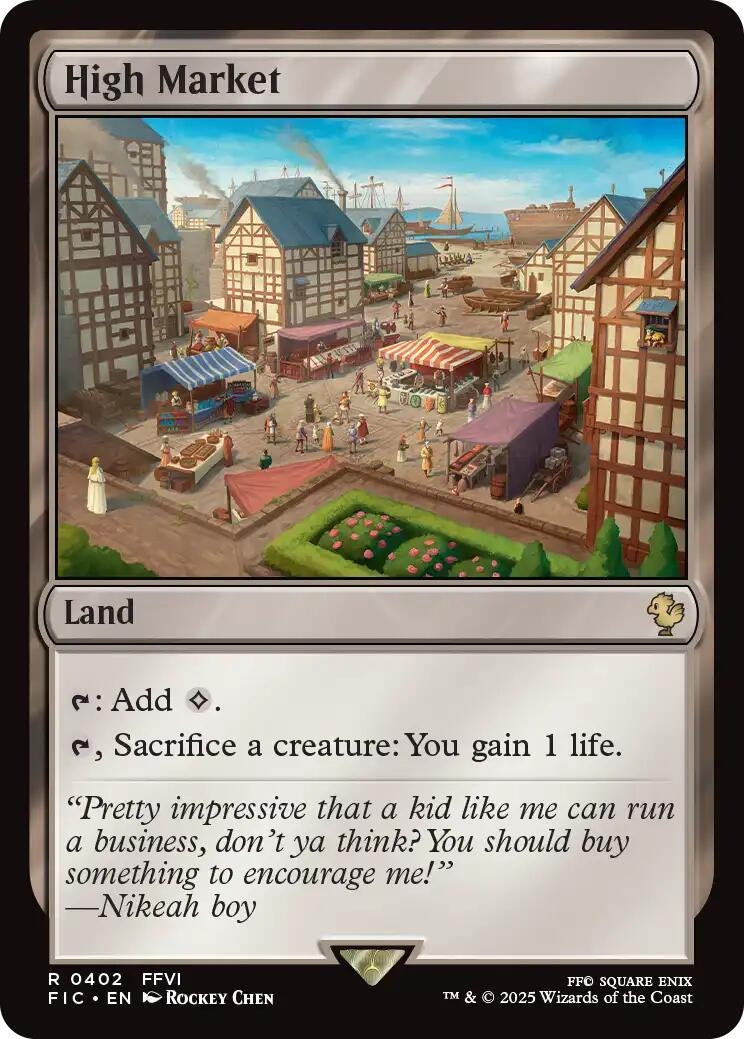 Image for High Market (402) (Commander: FINAL FANTASY) - Magic: The Gathering