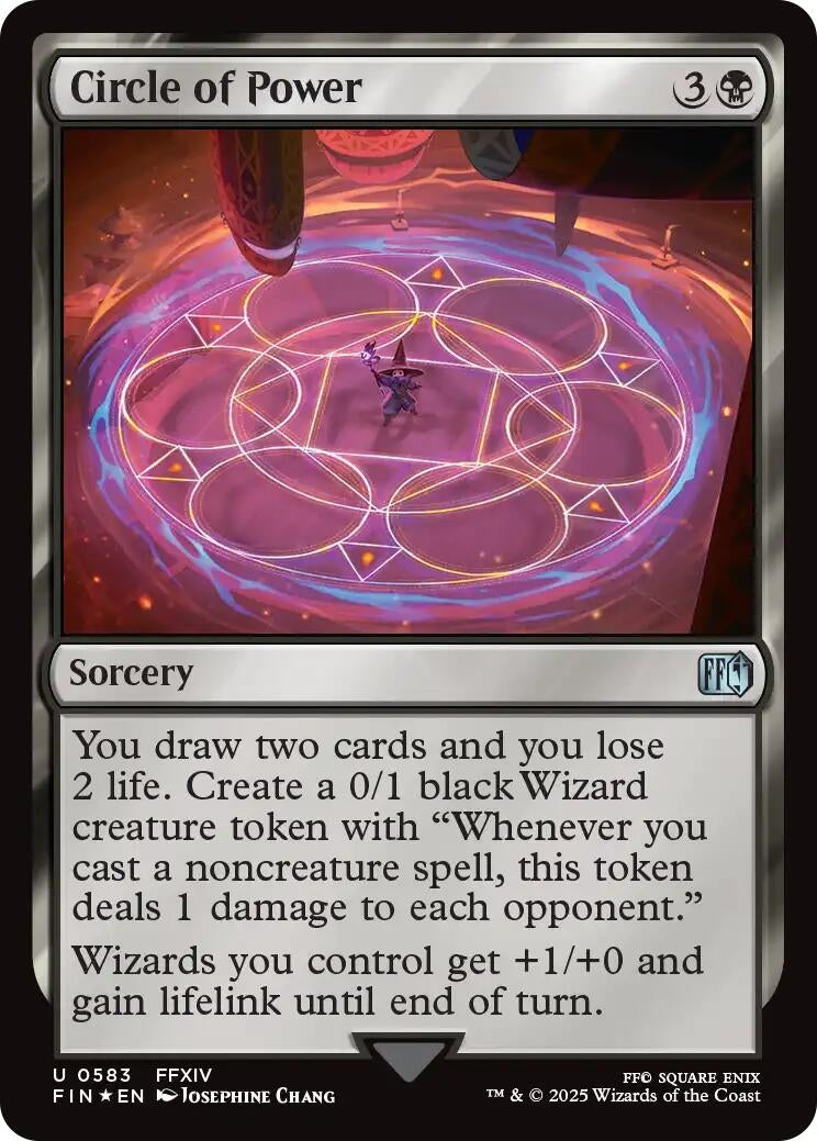 Image for Circle of Power (Surge Foil) (583) (FINAL FANTASY) - Magic: The Gathering