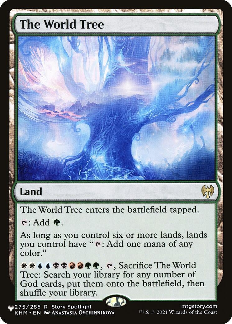 Image for The World Tree (KHM) (275) (The List Reprints) - Magic: The Gathering