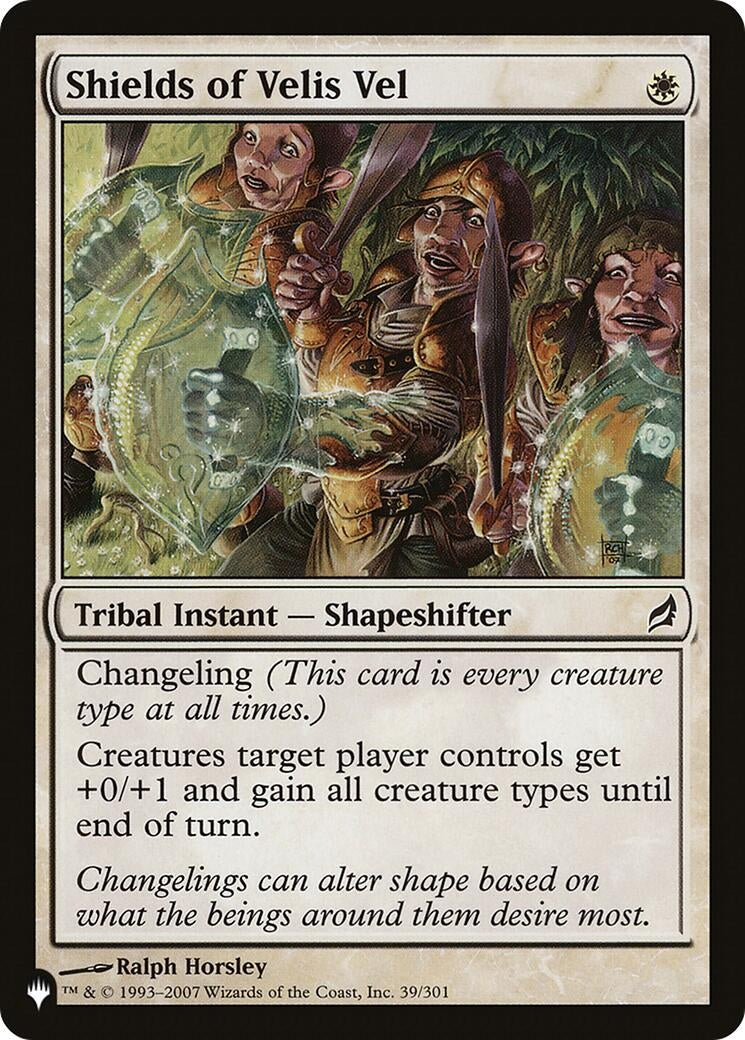 Image for Shields of Velis Vel (039/301) (The List Reprints) - Magic: The Gathering