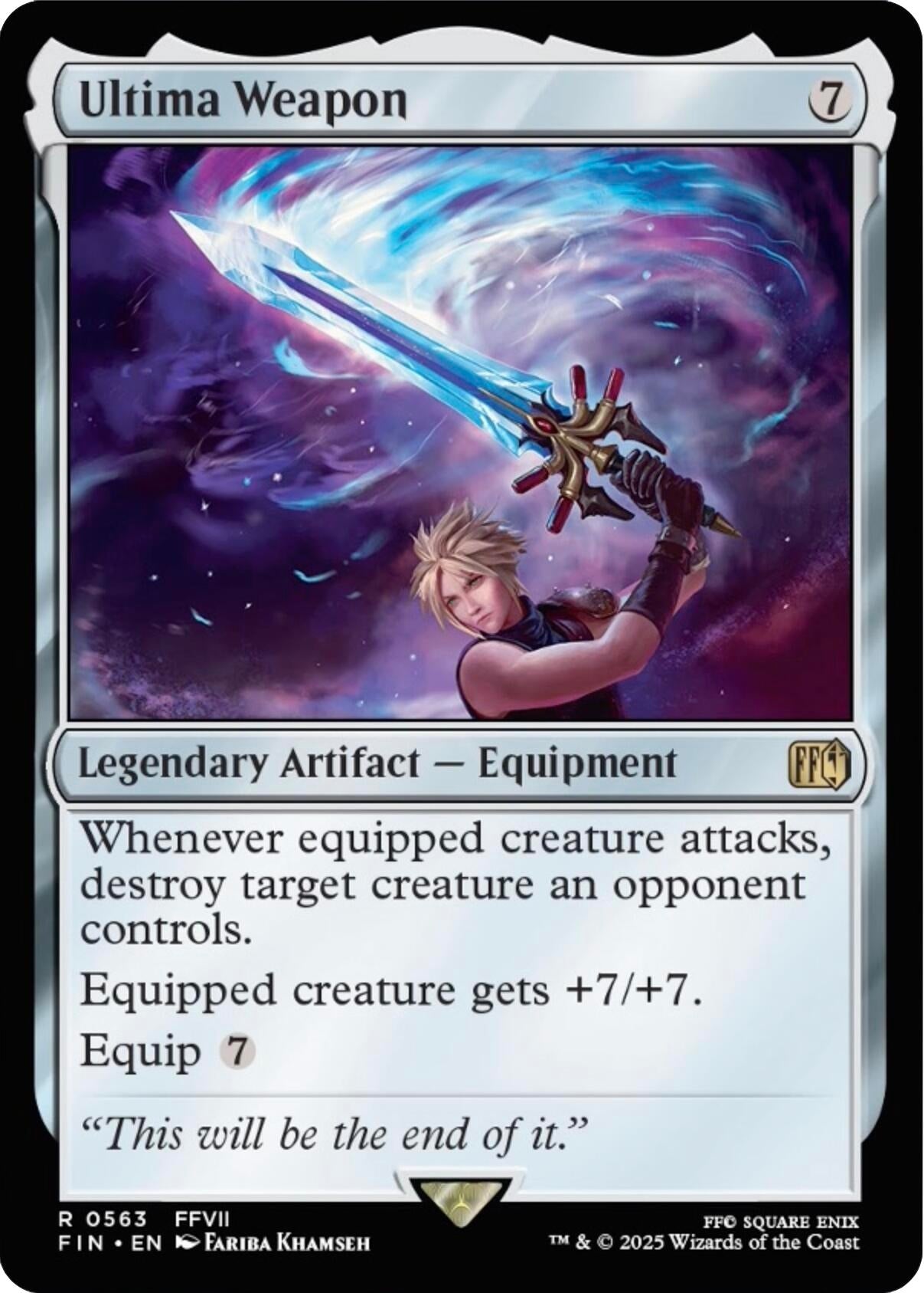 Image for Ultima Weapon (563) (FINAL FANTASY) - Magic: The Gathering