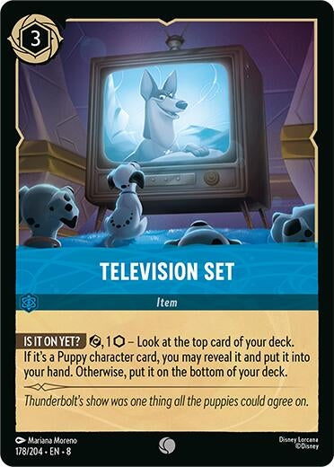 Image for Television Set (178/204) (Reign of Jafar) - Disney Lorcana