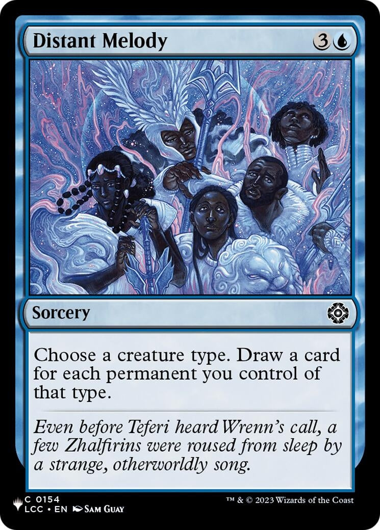 Image for Distant Melody (154) (The List Reprints) - Magic: The Gathering