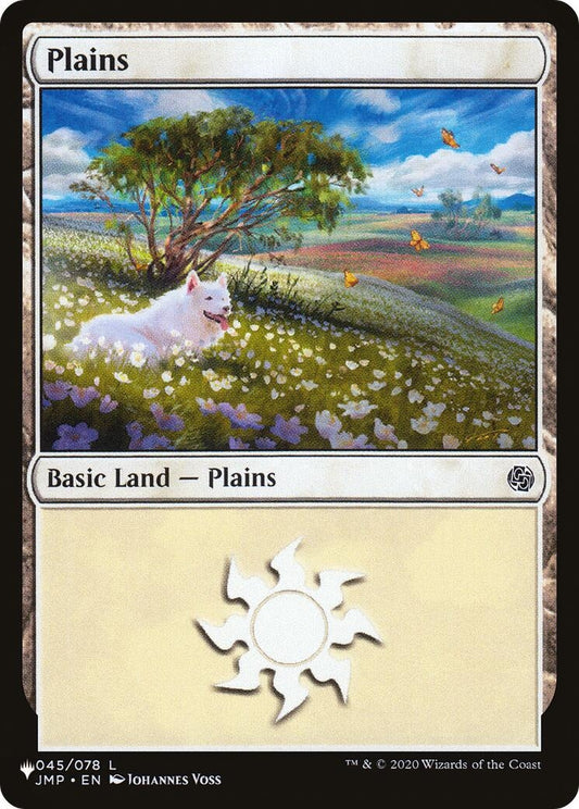 Image for Plains (045) (JMP) (045/078) (The List Reprints) - Magic: The Gathering