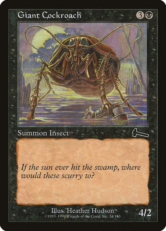 Image for Giant Cockroach (54) (Urza's Legacy) - Magic: The Gathering