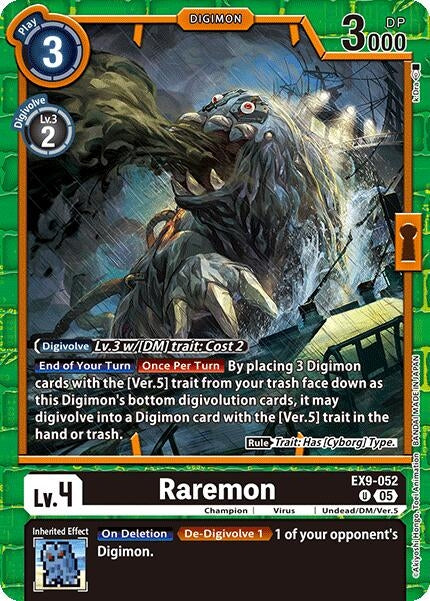 Image for Raremon (EX9-052 U) (Versus Monsters) - Digimon Card Game