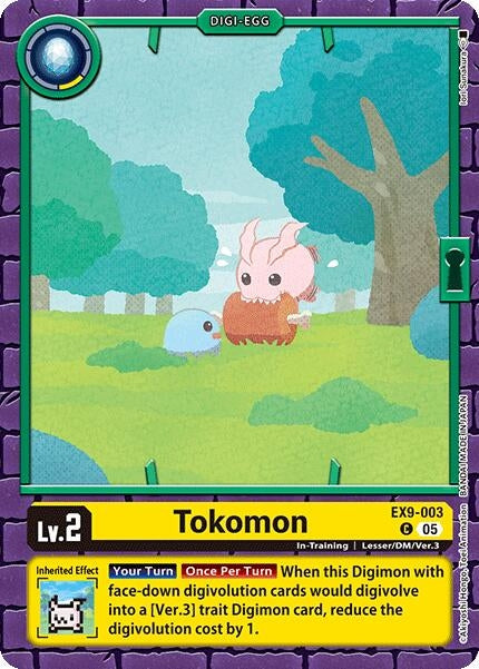 Image for Tokomon (EX9-003 C) (Versus Monsters) - Digimon Card Game