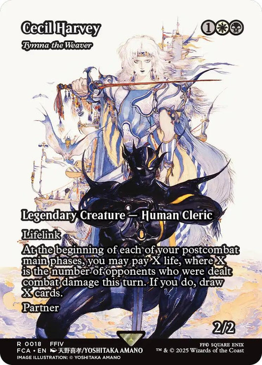 Image for Cecil Harvey - Tymna the Weaver (Showcase) (18) (FINAL FANTASY: Through the Ages) - Magic: The Gathering