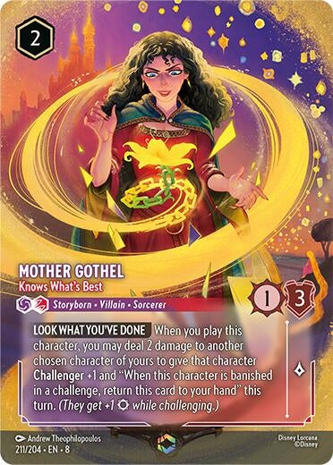 Image for Mother Gothel - Knows What's Best (Enchanted) (211/204) (Reign of Jafar) - Disney Lorcana