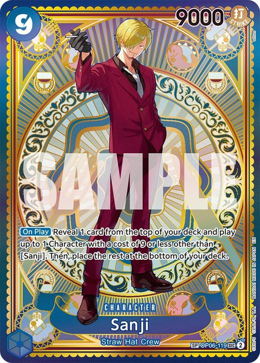 Image for Sanji (SP) (OP06-119) (A Fist of Divine Speed) - One Piece Card Game