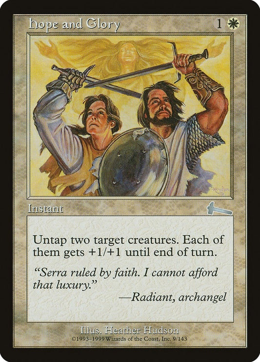 Image for Hope and Glory (9) (Urza's Legacy) - Magic: The Gathering