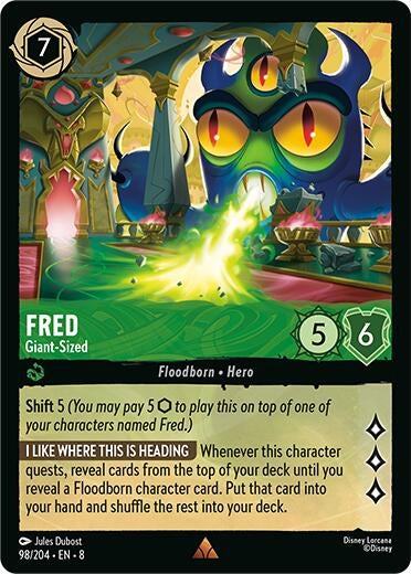 Image for Fred - Giant-Sized (98/204) (Reign of Jafar) - Disney Lorcana
