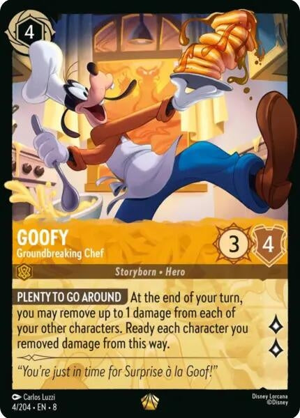 Image for Goofy - Groundbreaking Chef (4/204) (Reign of Jafar) - Disney Lorcana