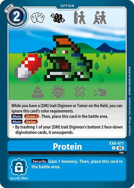 Image for Protein (EX9-071 U) (Versus Monsters) - Digimon Card Game
