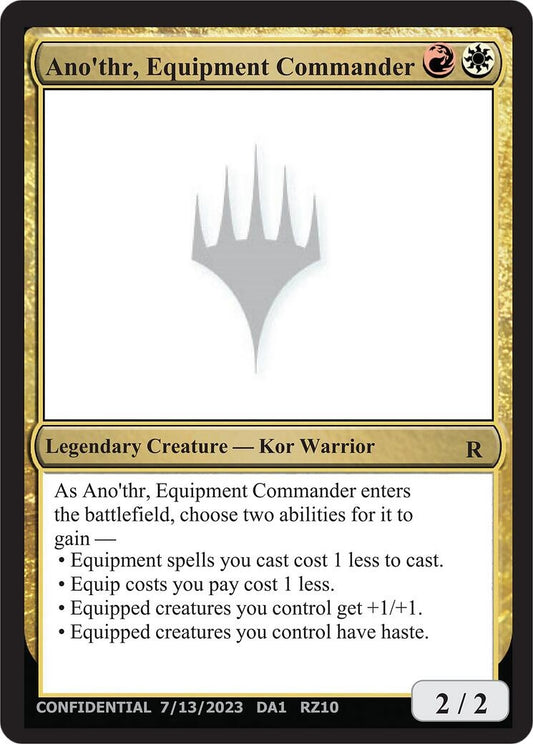 Image for Ano'thr, Equipment Commander (Un-Known Event Playtest Cards) - Magic: The Gathering