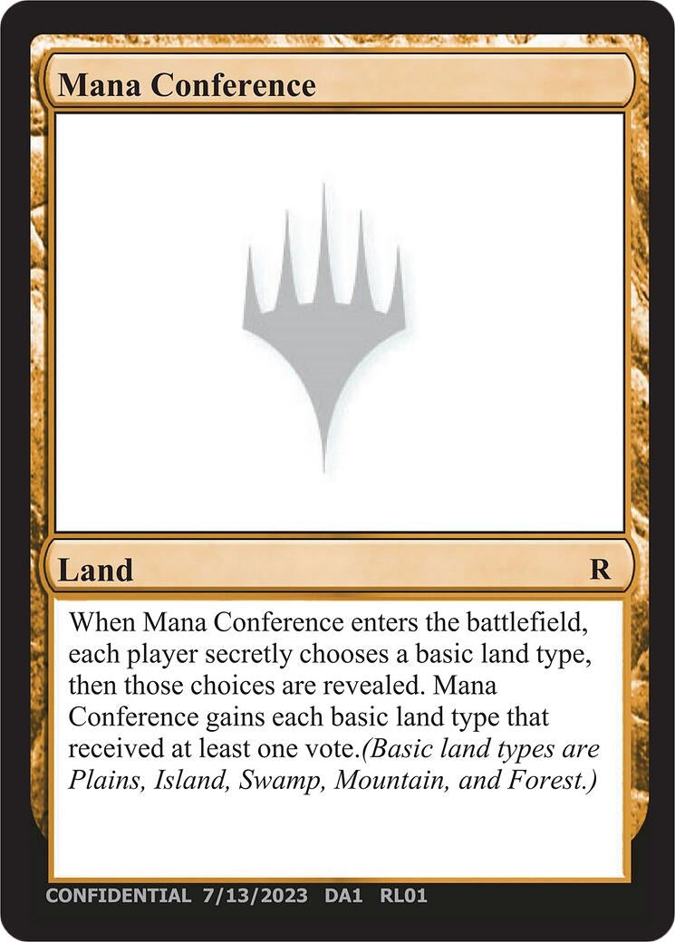 Image for Mana Conference (Un-Known Event Playtest Cards) - Magic: The Gathering