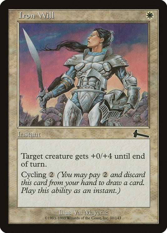 Image for Iron Will (10) (Urza's Legacy) - Magic: The Gathering