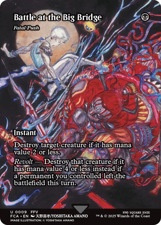 Image for Battle at the Big Bridge - Fatal Push (Showcase) (9) (FINAL FANTASY: Through the Ages) - Magic: The Gathering