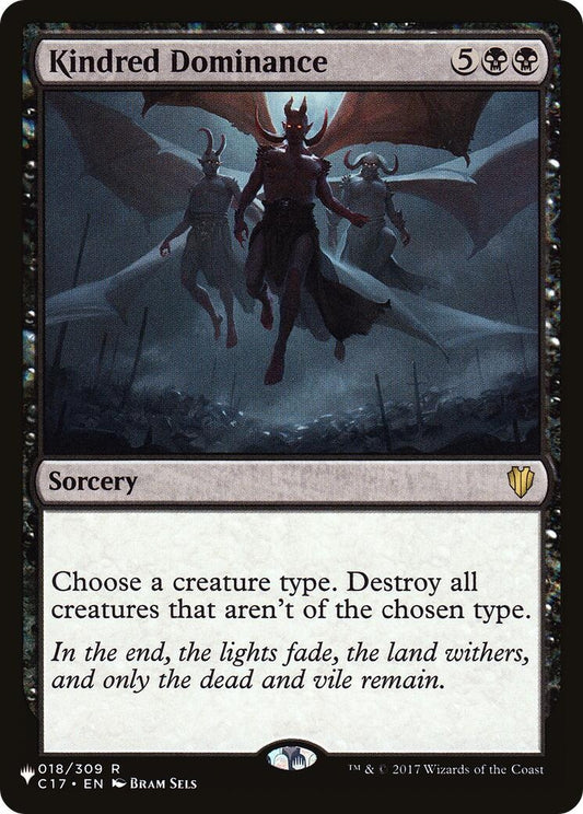 Image for Kindred Dominance (018/309) (The List Reprints) - Magic: The Gathering