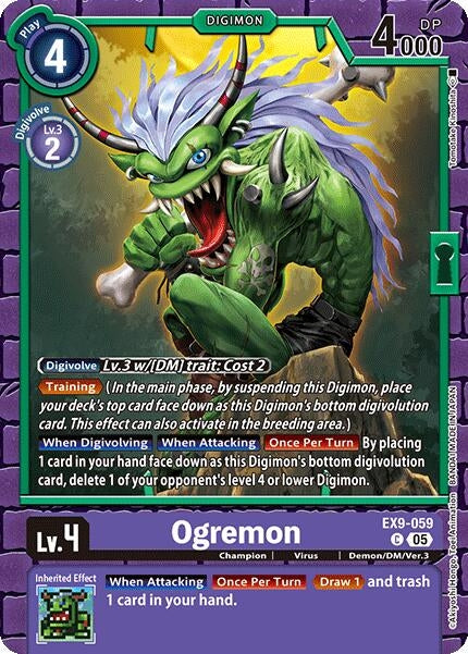 Image for Ogremon (EX9-059 C) (Versus Monsters) - Digimon Card Game