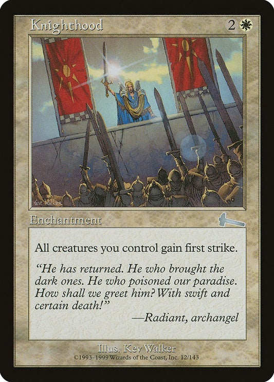 Image for Knighthood (12) (Urza's Legacy) - Magic: The Gathering