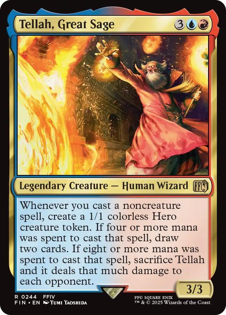 Image for Tellah, Great Sage (244) (FINAL FANTASY) - Magic: The Gathering