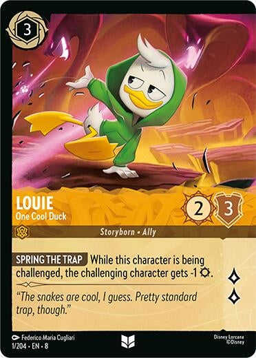 Image for Louie - One Cool Duck (Foil) (1/204) (Reign of Jafar) - Disney Lorcana