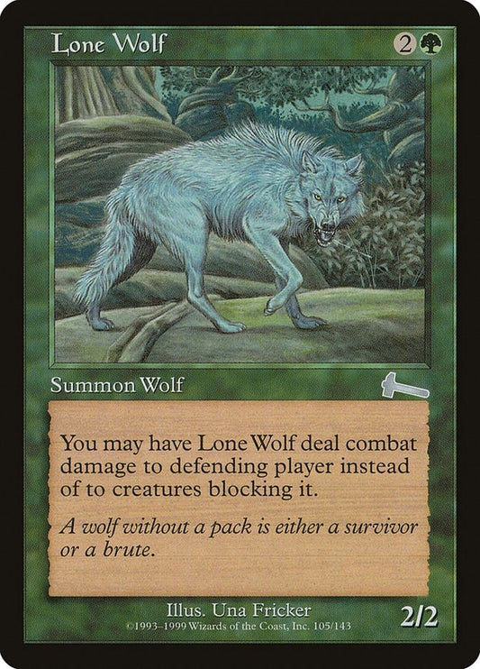 Image for Lone Wolf (105) (Urza's Legacy) - Magic: The Gathering