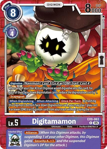 Image for Digitamamon (EX9-063 R) (Versus Monsters) - Digimon Card Game