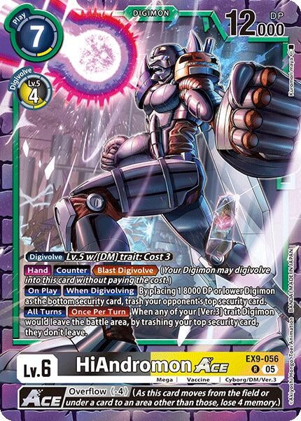 Image for HiAndromon ACE (EX9-056 R) (Versus Monsters) - Digimon Card Game
