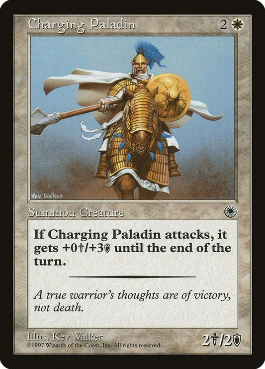 Image for Charging Paladin (Portal) - Magic: The Gathering